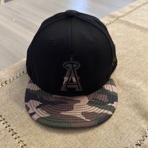 New Era Black Camouflage Angels Hat